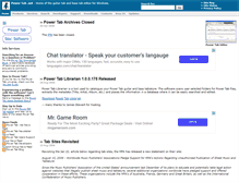 Tablet Screenshot of power-tab.net